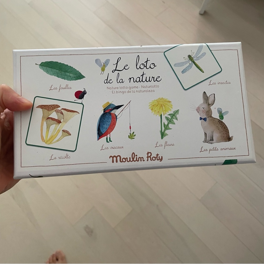 Moulin Roty Nature Lotto Game for Kids - Multicolor
